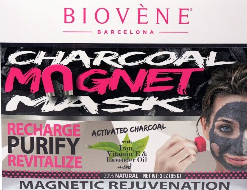 Biovene Barcelona Charcoal Magnet Mask Perspective: front