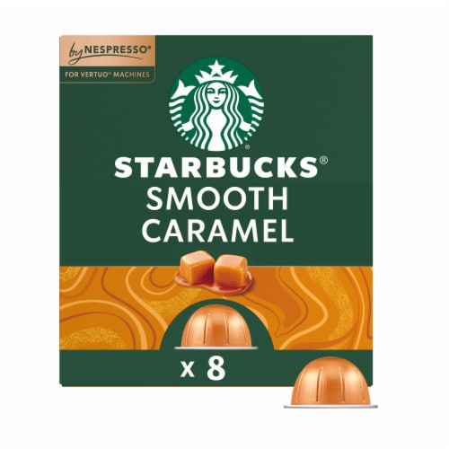 Starbucks® Smooth Caramel Coffee Capsules for Nespresso Vertuo Machines, 8  ct / 3.52 oz - Kroger