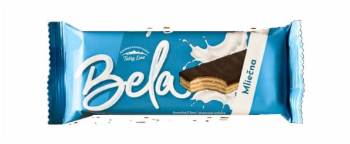 Tatry Line Bela Chocolate Coated Crispy Wafer With Milk Cream Filling Perspective: front