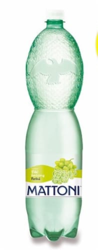 Mattoni Premium Mineral Water White Grape Perspective: front