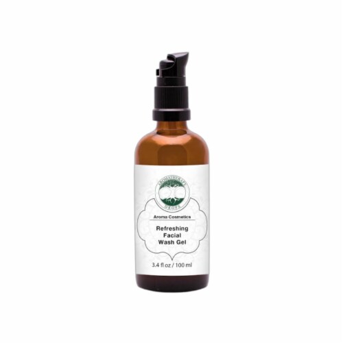 Refreshing Face Wash | 3-in-1 Facial Cleanser, Exfoliant, & Makeup Remover Perspective: front