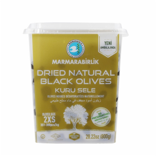Ziyad Dried Natural Black Olives Perspective: front