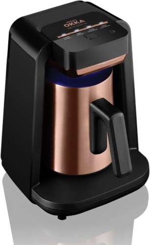 Arzum Okka Rich Automatic Turkish Coffee and Hot Beverage Maker 120V Black Copper 1 Fry s Food Stores