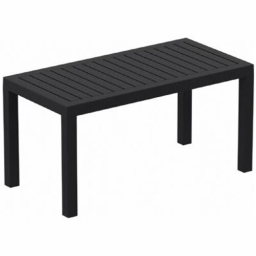 Ocean Rectangle Cofee Table Black Perspective: front
