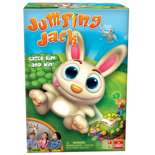 Goliath Jumping Jack Board Game Perspective: front