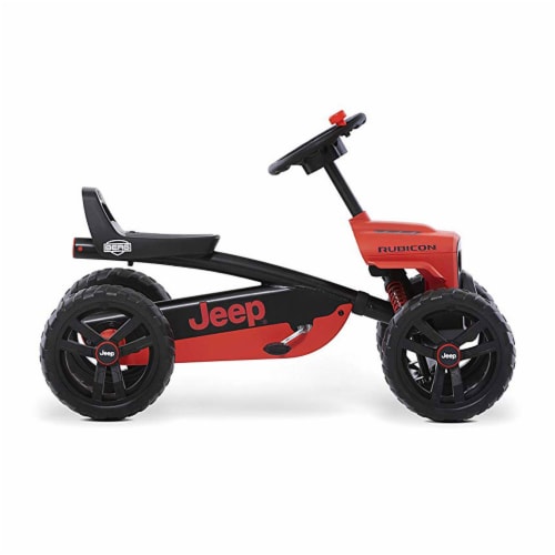 BERG Toys Buzzy Rubicon Pedal Powered Go-Kart for Kids Ride On Toy, Red ...