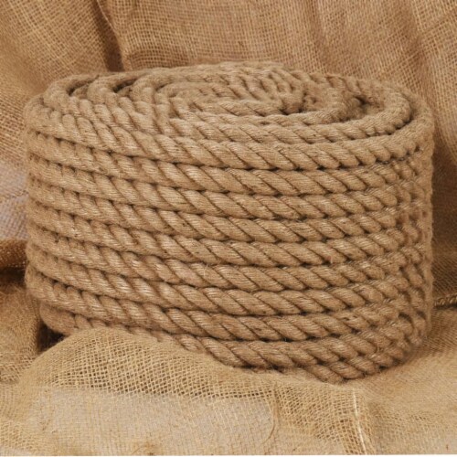 vidaXL Rope 100% Jute 0.8 1968.5 Perspective: front