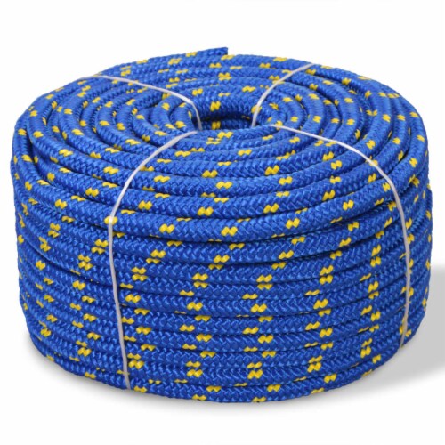 vidaXL Marine Rope Polypropylene 0.24 3937 Blue, 3937 - Jay C Food Stores