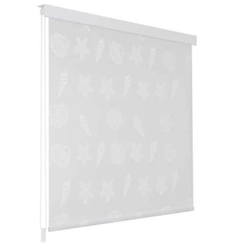 vidaXL Shower Roller Blind 31.5 x94.5  Sea Star Perspective: front