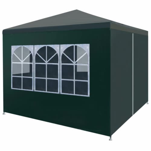 vidaXL Party Tent 9.8'x9.8' Green Perspective: front