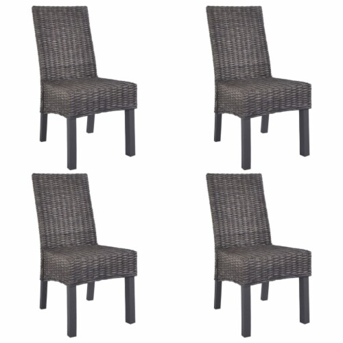 Kubu dining chair with gray wash legs 2025
