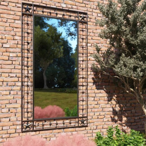 outdoor wall mirror