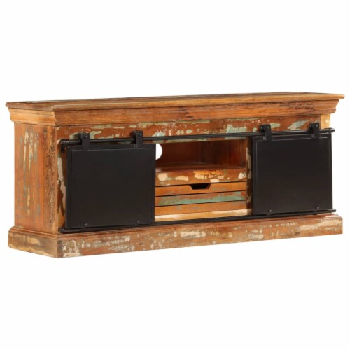 Vidaxl tv cabinet solid reclaimed wood deals