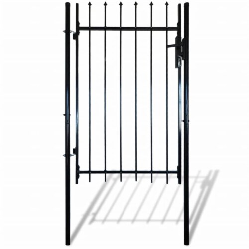 初代GATE Single Door Fence Gate with Spear Top 39 W x 67 H, 39.4
