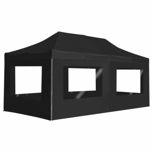 vidaXL Professional Folding Party Tent with Walls Aluminum 19.7 x9