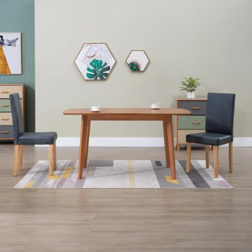 Faux suede 2025 dining room chairs