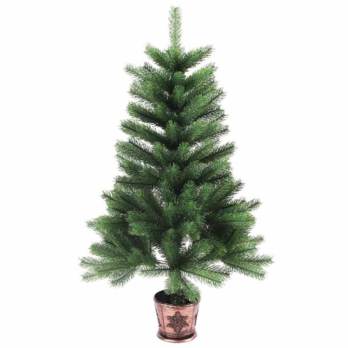 vidaXL Artificial Christmas Tree Lifelike Needles 3 ft Green vidaXL Artificial Christmas Tree Lifelike Needles 3 ft Green