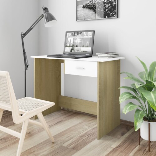 Vidaxl on sale desk white
