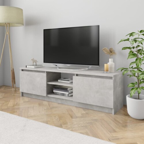Concrete grey tv unit deals