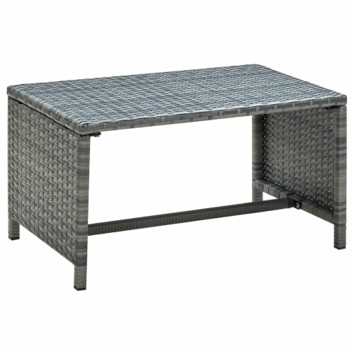 Poly rattan table 2025