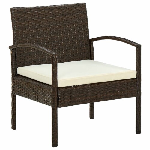 Poly rattan sales dining chairs