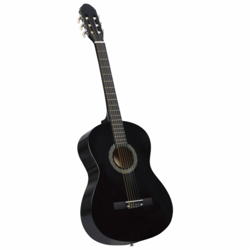 Oefening Gloed deksel vidaXL Classical Guitar for Beginner Black 4/4 39 Basswood, 4/4 - Fred Meyer