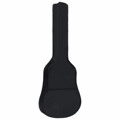 vidaXL Guitar Bag for 3/4 Classical Guitar Black 37 x13.8 Fabric Perspective: front