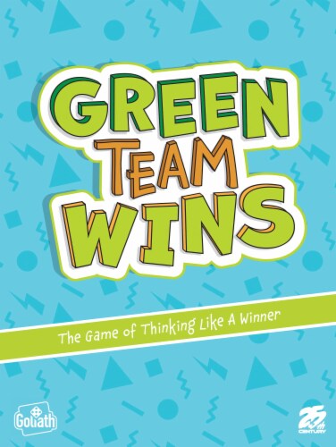 Pressman Green Team Wins Card Game Perspective: front