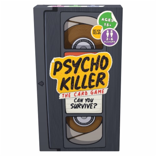 Pressman Psycho Killer Card Game Perspective: front