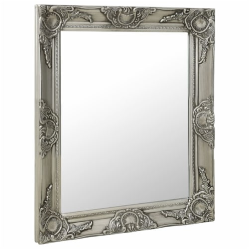 vidaXL Wall Mirror Baroque Style 19.7 x23.6 Silver, 19.7 "x23.6 " Kroger