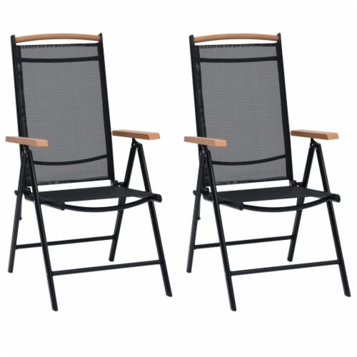 Black folding clearance patio chairs
