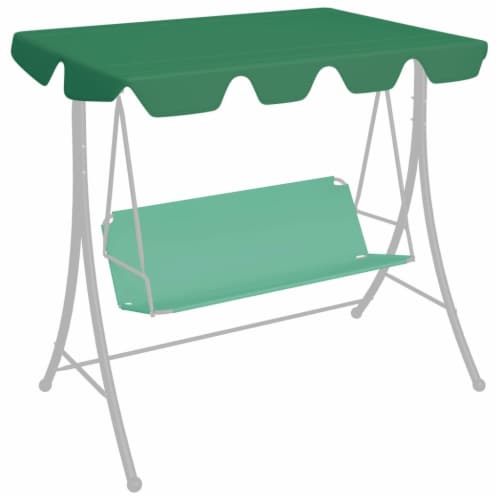 vidaXL Replacement Canopy for Garden Swing Green 74 66.1 x43.3 57.1 97.6 x73.2 Kroger