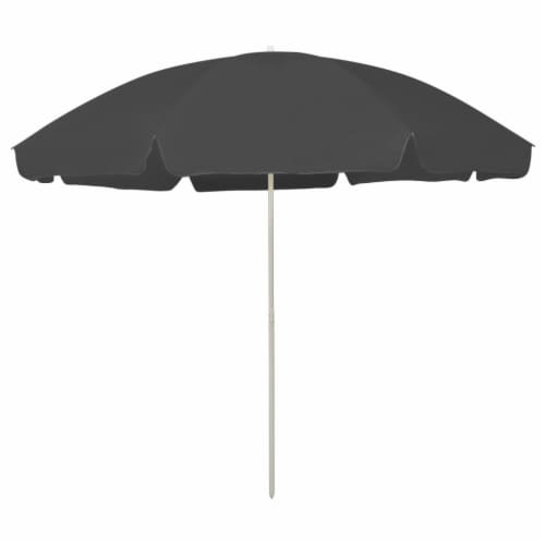 vidaXL Beach Umbrella Anthracite 118.1 Perspective: front