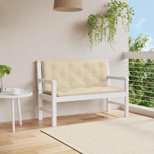 Vidaxl Cushion For Swing Chair Beige 47.2  Fabric Perspective: front