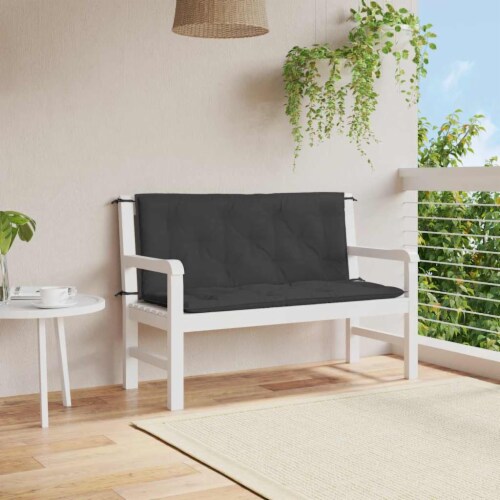 Vidaxl Cushion For Swing Chair Black 47.2  Fabric Perspective: front