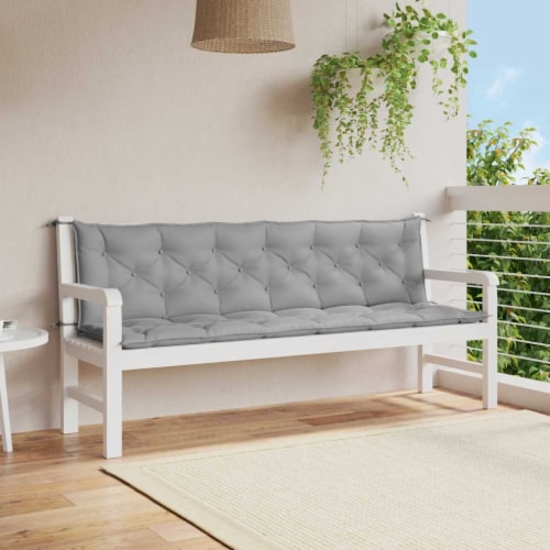 Vidaxl Cushion For Swing Chair Gray 78.7  Fabric Perspective: front