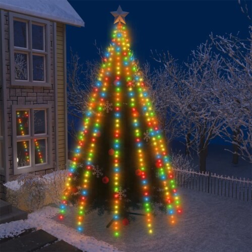 vidaXL Tree Lights with 500 LEDs Colorful 196.9 Indoor Outdoor