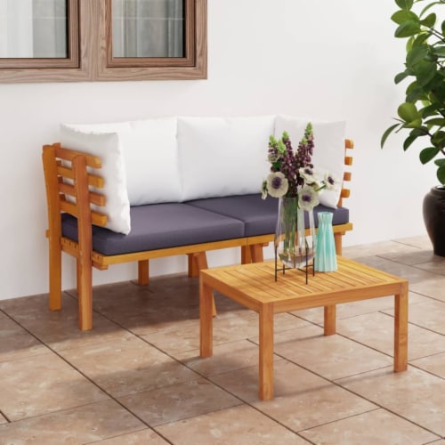 Vidaxl 2 seater garden sofa deals