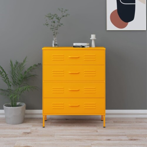 Mustard yellow dresser discount