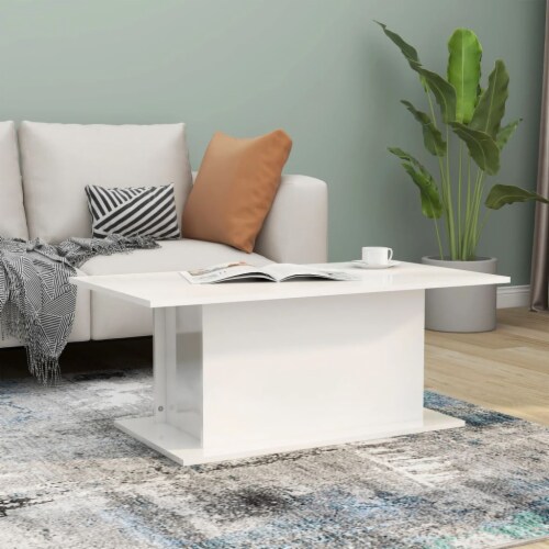 Vidaxl coffee table high gloss white deals