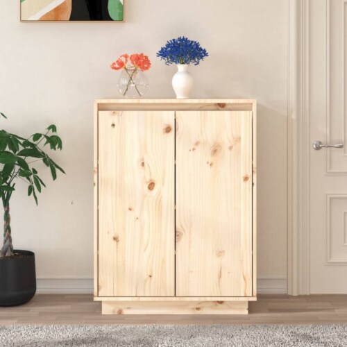 vidaXL Shoe Cabinet 23.6 x13.8 x31.5 Solid Wood Pine 1 pcs pcs