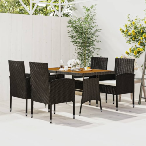 Vidaxl 5 piece outdoor sales dining set