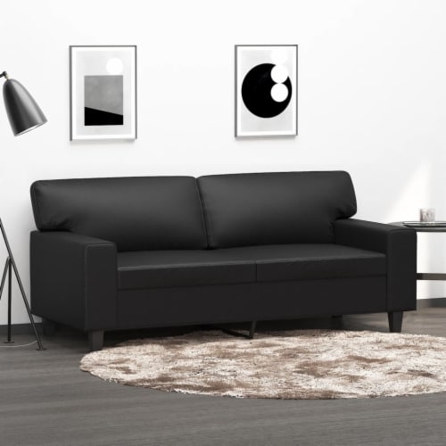 Black discount cloth couch