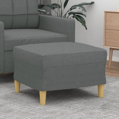 Dark gray footstool hotsell