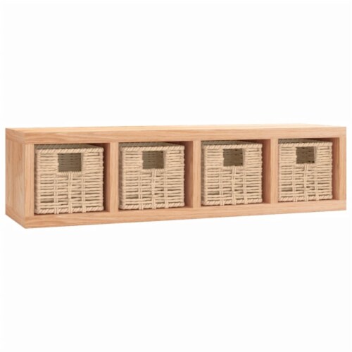 Wall shelf cheap with baskets
