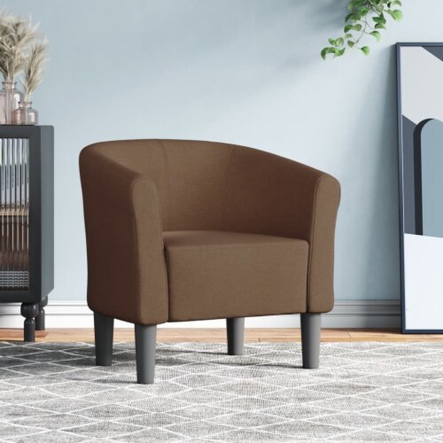 Brown tub chair discount