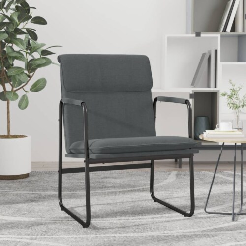 vidaXL Lounge Chair Dark Gray 21.7 x25.2 x31.5 Fabric 1 Fred Meyer