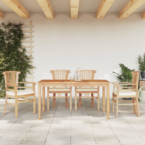 Vidaxl 5 piece outdoor dining set outlet