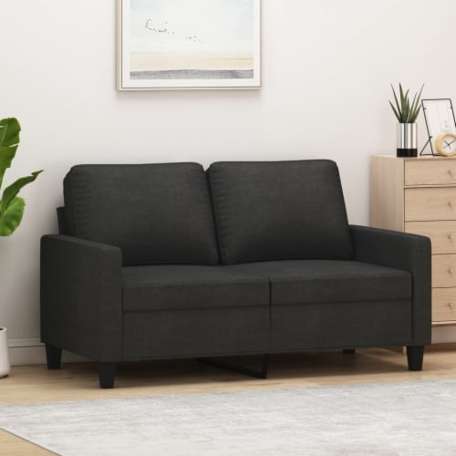 vidaXL 2 Seater Sofa Black 47.2 Fabric 54.3 Fred Meyer