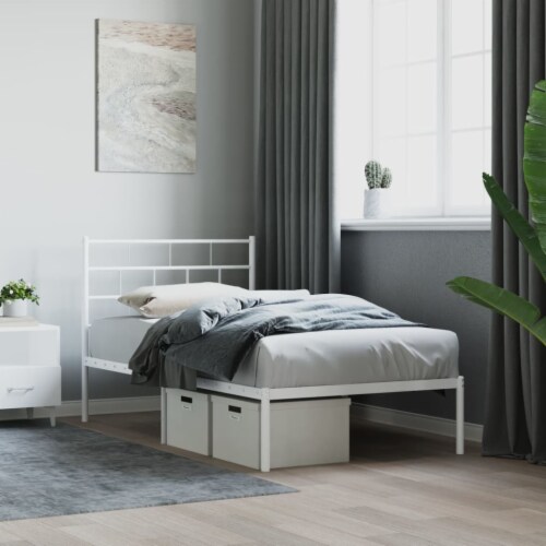 White twin xl bed frame hotsell